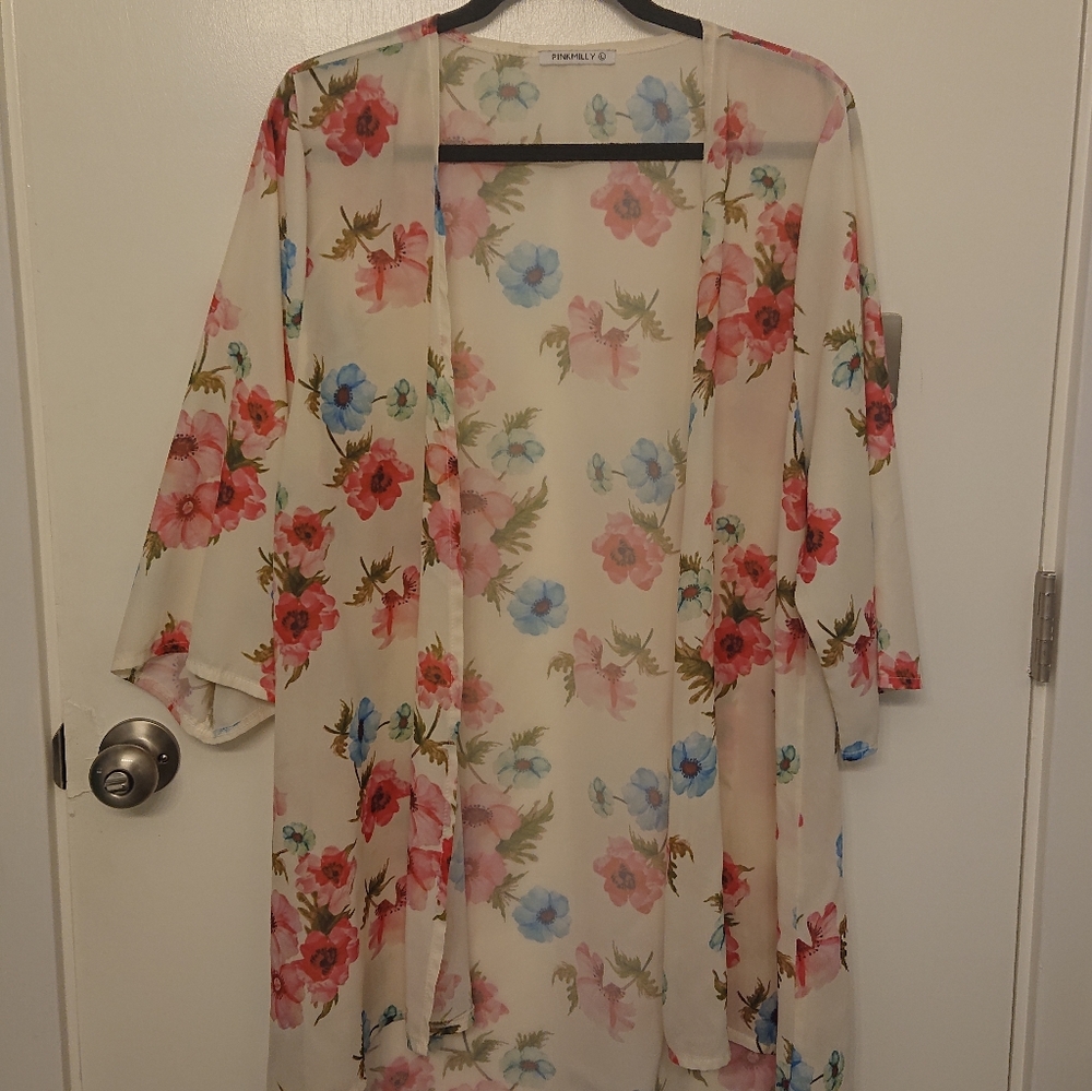 Floral kimono